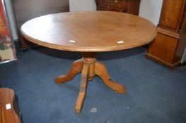 Circular Pine Dining Table