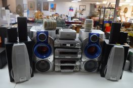 Technics Audio System plus Aiwa Speakers