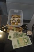 Assorted Banknotes and Coinage