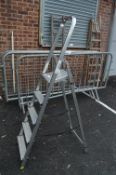 Five Tread Folding Aluminium Step Ladder
