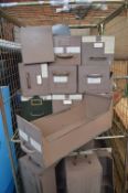 25 Vintage Metal Filing Drawers