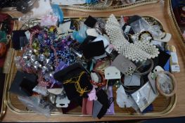 Tray Lot of Costume Jewellery
