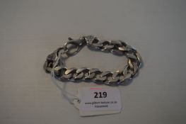 925 Sterling Silver Chain Bracelet ~64g