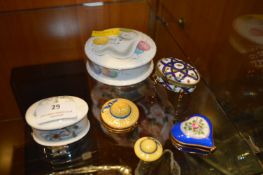 Decorative Snuff Boxes etc.