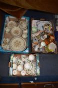 Three Boxes of Pottery Items; Royal Doulton Dinner
