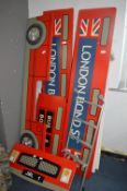 London Bus Bunkbed (disassembled)