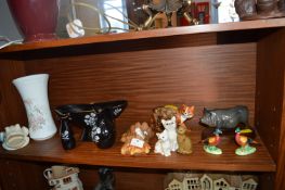 Decorative Pottery by Hornsea, Wade, etc.
