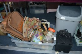 Household Goods, Bags, Wedgwood Wall Plates, Books