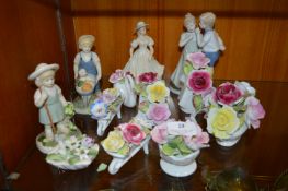 Royal Stratford Flower Posies, Figures, etc.