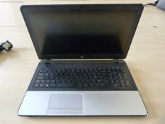 *HP Laptop with Charger (HDD Removed)