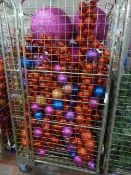 *Large Quantity of Christmas Baubles (cage not included)