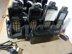 *Four Device Charging Station with 4 MC3090 Barcode Readers