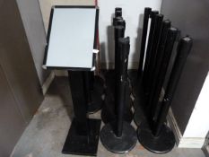 *Quantity of Barriers and a Display Barrier