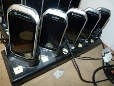 *Five Device Cable Charger with 5 Symbol MC40N0 Barcode Readers