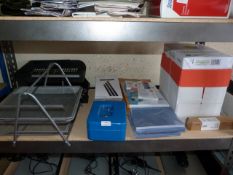 *Large Quantity of Paper, Whiteboard Pens, Slide Binders, Books, etc.