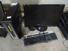 *HP Computer with Viewsonic Monitor, Keyboard & Mouse