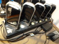 *Five Device Cable Charger with 5 Symbol MC40N0 Barcode Readers