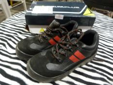 *Ladies Size: 13 Black Safety Trainers