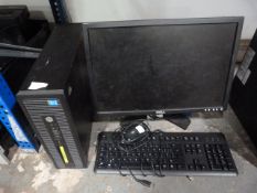 *HP Computer with Dell Monitor, Keyboard & Mouse