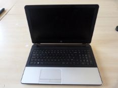 *HP Laptop with Charger (HDD Removed)
