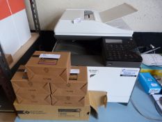 *Sharp MX-C300W Printer with Toner Cartridges and Waste Toner Container