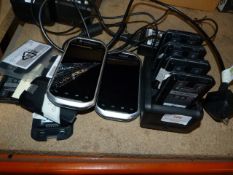 *2 Barcode Scanners (damaged) and a MC40 Battery Charger with Quantity of Batteries