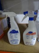 *0.75L of Taski Sprint Spitfire Spray and 0.75l of Suma Inox