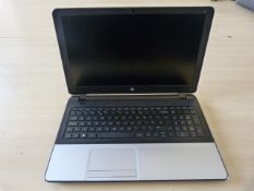 *HP Laptop with Charger (HDD Removed)