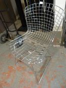 *Metal Mesh Chair