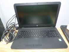 *HP Laptop with Charger (HDD Removed)