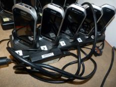 *Five Device Cable Charger with 5 Symbol MC40N0 Barcode Readers