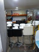 *Folding Chrome Clothes Rail