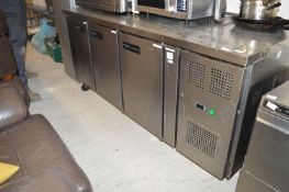 Stainless Steel Refrigerated Preparation Counter o