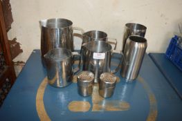 *Quantity of Stainless Steel Jugs, Shakers, etc.