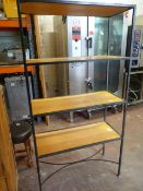 Set of Metal & Wood Shelving ~164x84x37cm