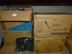 *Four Boxes of Compostable Knives, Forks, and Spoo