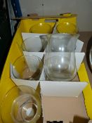 *8 Glass Vases/Candle Holders