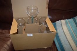 5 Bombay Sapphire Gin Glasses