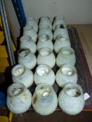 *18 Glass Candle Holders