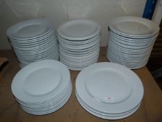 *~70 White Dinnerplates