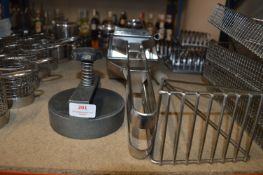 *Burger Press, Potato Ricer, and a Potato Masher