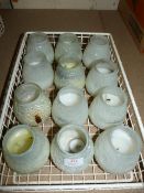 *12 Glass Candle Holders