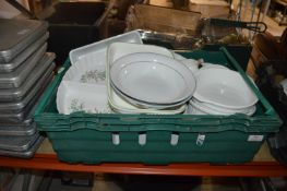 Box of Crockery, Dishes, Gravy Jugs, etc.