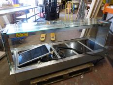 *Countertop Bain Marie Heated Display Shelf