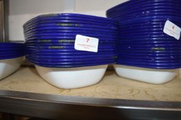 16 Medium Blue & White Pie Dishes