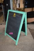 Double Sided A-Frame Chalkboard Branded Schweppes