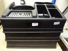 *Three Trays for Condiments, Cutlery, Plates and C