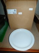 *Two Boxes of 6 Olympia Narrow Rimmed Plates