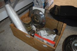 3 Small Jugs, Stainless Steel Shakers, Pan Lids, C