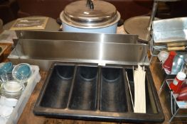 Cutlery Tray and 2 Stailness Steel Shelves